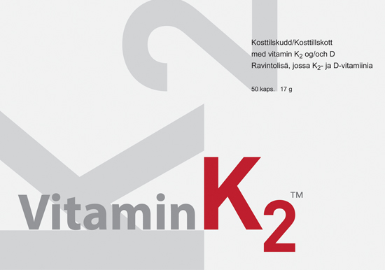 En förpackning med Vitamin K2